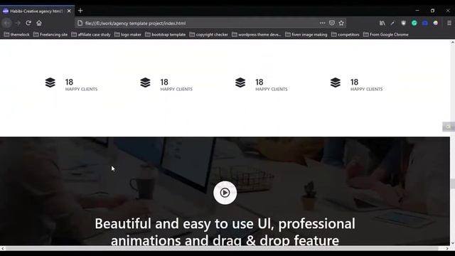 How to make professional HTML Template using html, css & bootstrap - ( Project overview) смотреть онлайн