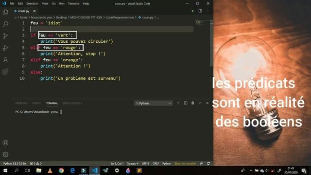Python #2 | python if elif else : les structures conditionnelles смотреть онлайн
