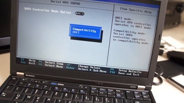 Lenovo Thinkpad x220 BIOS-Tour (UEFI) смотреть онлайн