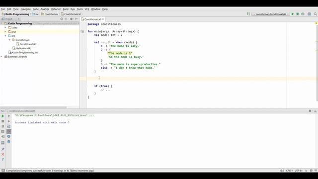 Kotlin Tutorial #14: Conditional Expressions смотреть онлайн