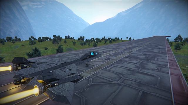 Space Engineers - SR-71 Blackbird Demonstration смотреть онлайн