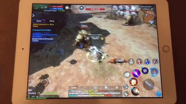Lineage ll Revolution IOS gameplay IPAD 9.7” 2017 смотреть онлайн