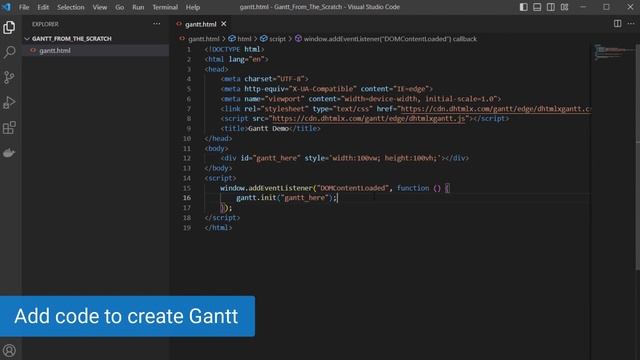 How to create a JavaScript Gantt chart in 30 seconds with DHTMLX смотреть онлайн