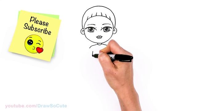How To Draw Squid Game ?Red Light, Green Light Doll
