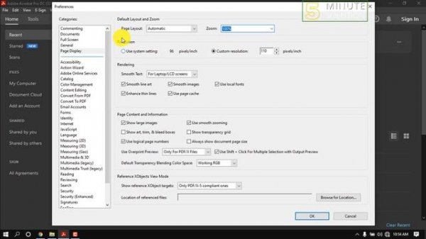 How to change default settings in adobe acrobat 2023