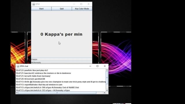 Emotes per minute in a twitch chat far from done ! смотреть онлайн