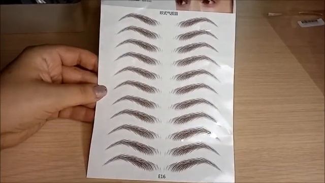 АЛИЭКСПРЕСС ❤️КУПИЛА НАКЛАДНЫЕ БРОВИ?ТЕСТИРУЮ