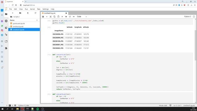 How to geolocate drone imagery from a csv table with Python and Piexif - Tutorial смотреть онлайн