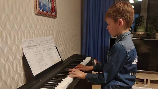 "Храбрый ковбой" - Н.Торопова ( фортепиано) смотреть онлайн