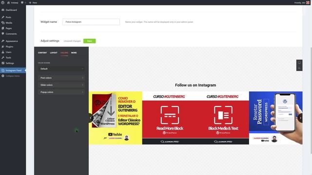 Como inserir Feed Instagram no WordPress? Plugin Premium + WordPress + Gutenberg Editor WP смотреть онлайн