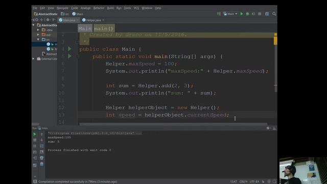 Learn to Code Seoul - Beginner Java Class 6 - Abstract and Static смотреть онлайн