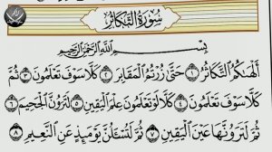 Шейх Махмуд Халиль Аль-Хусари | Учебное чтение Корана  102 Сура Ат Такасур Страсть к приумножению