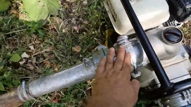 Полив мотопомпой из пожарного ствола смотреть онлайн