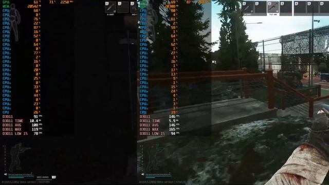 Ryzen 9 7900x Vs. 7900x3d In Escape From Tarkov | Lighthouse Und Streets