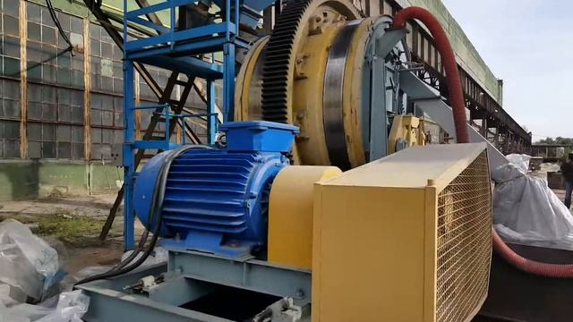 Помол угля АШ (6-13) на мельнице БВМ-1.8 смотреть онлайн