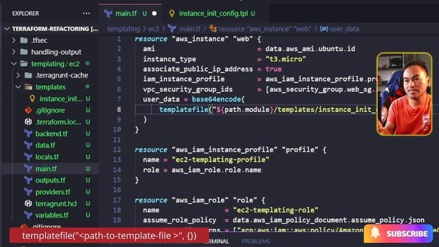 How to implement templates in terraform infrastructure code смотреть онлайн