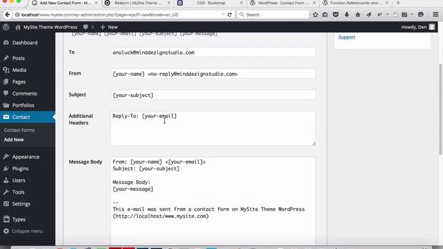 WordPress การใช้งาน Plugin Contact Form 7 смотреть онлайн