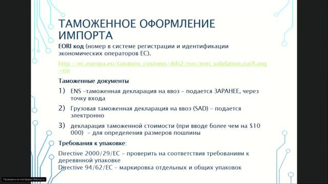 Экспорт в ЕС (Транспортная логистика и таможенное оформление) смотреть онлайн
