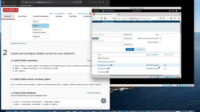 Zabbix - Configuration des hôtes et leurs agents смотреть онлайн