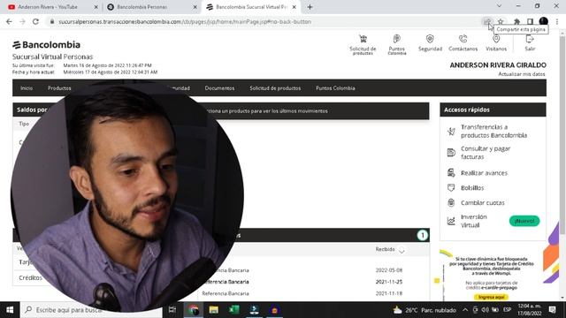 Actualizar Datos De Seguridad BANCOLOMBIA, Correo Y Celular.