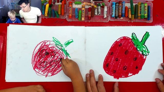 Для МАЛЫШЕЙ - рисуем ЯГОДКУ с Павликом смотреть онлайн