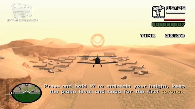 GTA San Andreas - Walkthrough - Pilot School #8 - Loop-the-loop (HD) смотреть онлайн