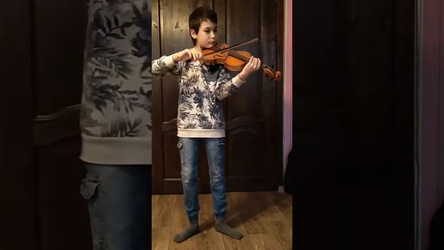 Bach Sonata for solo violin No.3 in C major, BWV 1005 Allegro assai, Илья Ефремов, скрипка смотреть онлайн