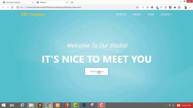 How to create a fully responsive website using bootstrap | Part 2 смотреть онлайн