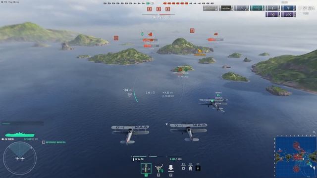 World Of Warships ⚓ |  Немецкая ветка кораблей | 6-7 уровни Часть 10
