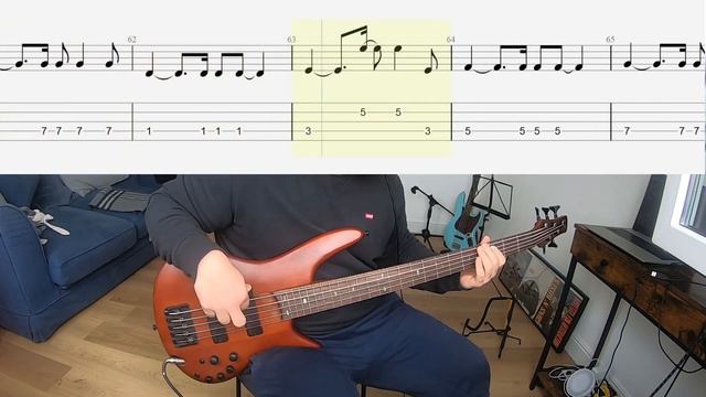 Tears For Fears - Break It Down Again - Bass Cover + Tabs смотреть онлайн
