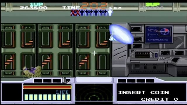 Space Gun (1990) - (Full Game) Arcade MAME Longplay [159] смотреть онлайн