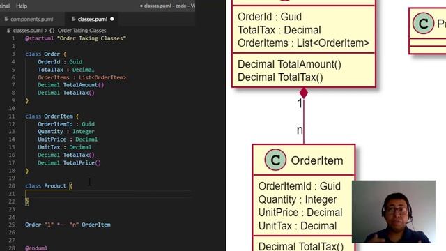 PlantUML With VS Code - Creating A Classes Diagram (Part 2)