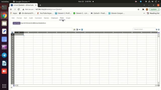 EtherCalc Spreadsheet Deployment Service On Linux смотреть онлайн