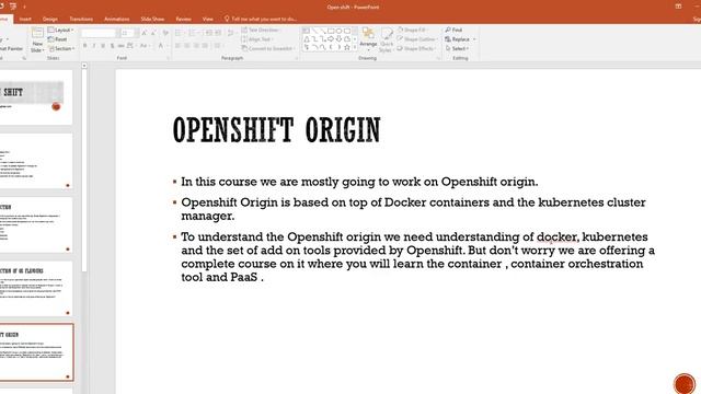 Openshift Introduction смотреть онлайн