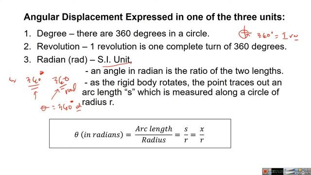 Rotational Motion-Angular Displacement смотреть онлайн