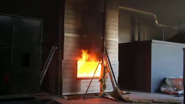 натурные огневые испытания системы навесного вентилируемого фасада Часть 2 смотреть онлайн