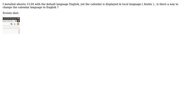 Ubuntu: How do I change the calendar language? смотреть онлайн