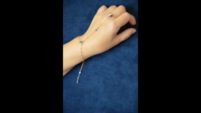 Кольцо Соединенное с Браслетом.Ring connected to a bracelet. смотреть онлайн