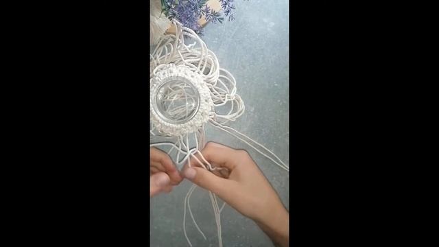 макраме DIY,подсвечник в стиле бохо,макраме подсвечник смотреть онлайн