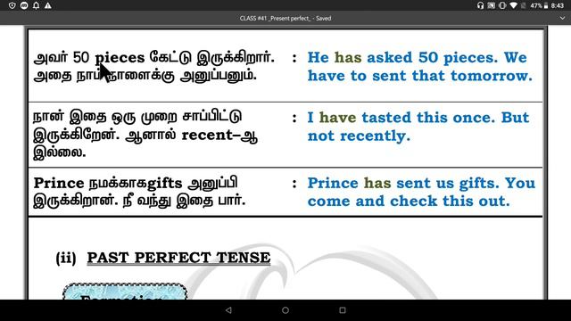 Learn English through Tamil. Class #41. Perfect Tenses- Present, Past & Future смотреть онлайн