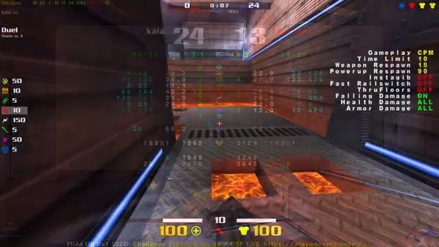 Quake 3 Arena (CPMA) - Gaining the skill in duel смотреть онлайн