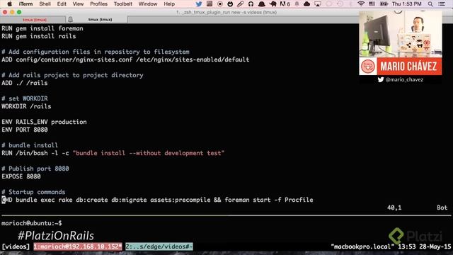 Desplegando una aplicación de Ruby on Rails con Docker смотреть онлайн