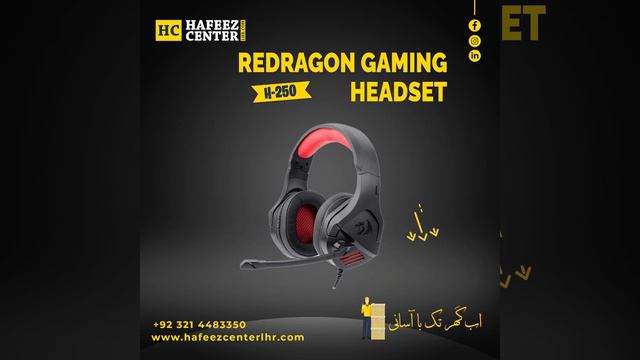 Redragon H250 Theseus 3 5mm, 2 0, Boom Mic Gaming Headset смотреть онлайн