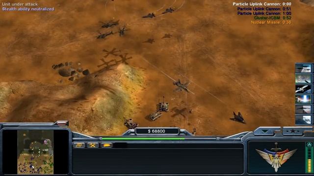 C&C Operation Firestorm: Airforce & Armor Generals vs Red Army & Nuke Generals смотреть онлайн