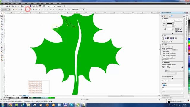 CorelDraw Tutorial: Draw a Maple Leaf смотреть онлайн