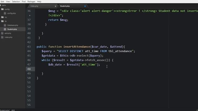 Employee/Student Attendance System PHP (Lang Bengali): Part-08 смотреть онлайн