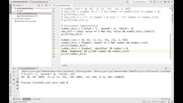 36 Dictionary and Set Comprehension смотреть онлайн