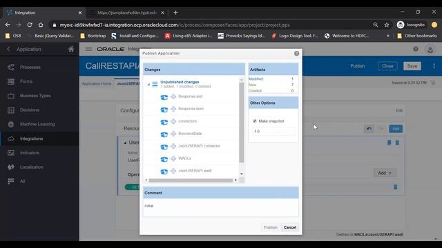 Invoke External REST API in Process Cloud Service смотреть онлайн