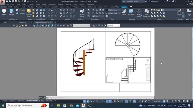 AutoCAD 3D - Presentar un modelo 3D en Layout - PDF смотреть онлайн