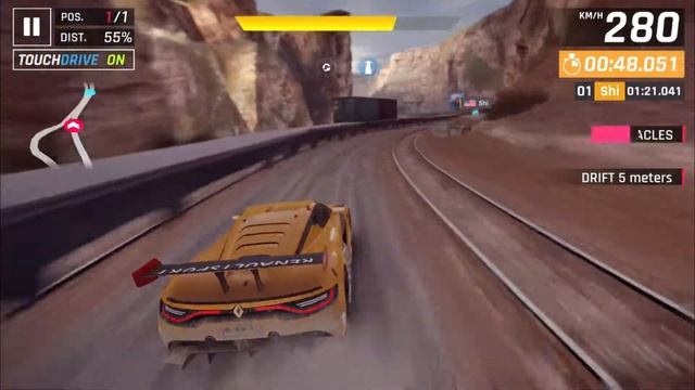 Asphalt TOUCHDRIVE 9 ★1:26.490★ - 2⭐️⭐️STARS - Renault Sport R.S. 01 - Round 4 - GP смотреть онлайн